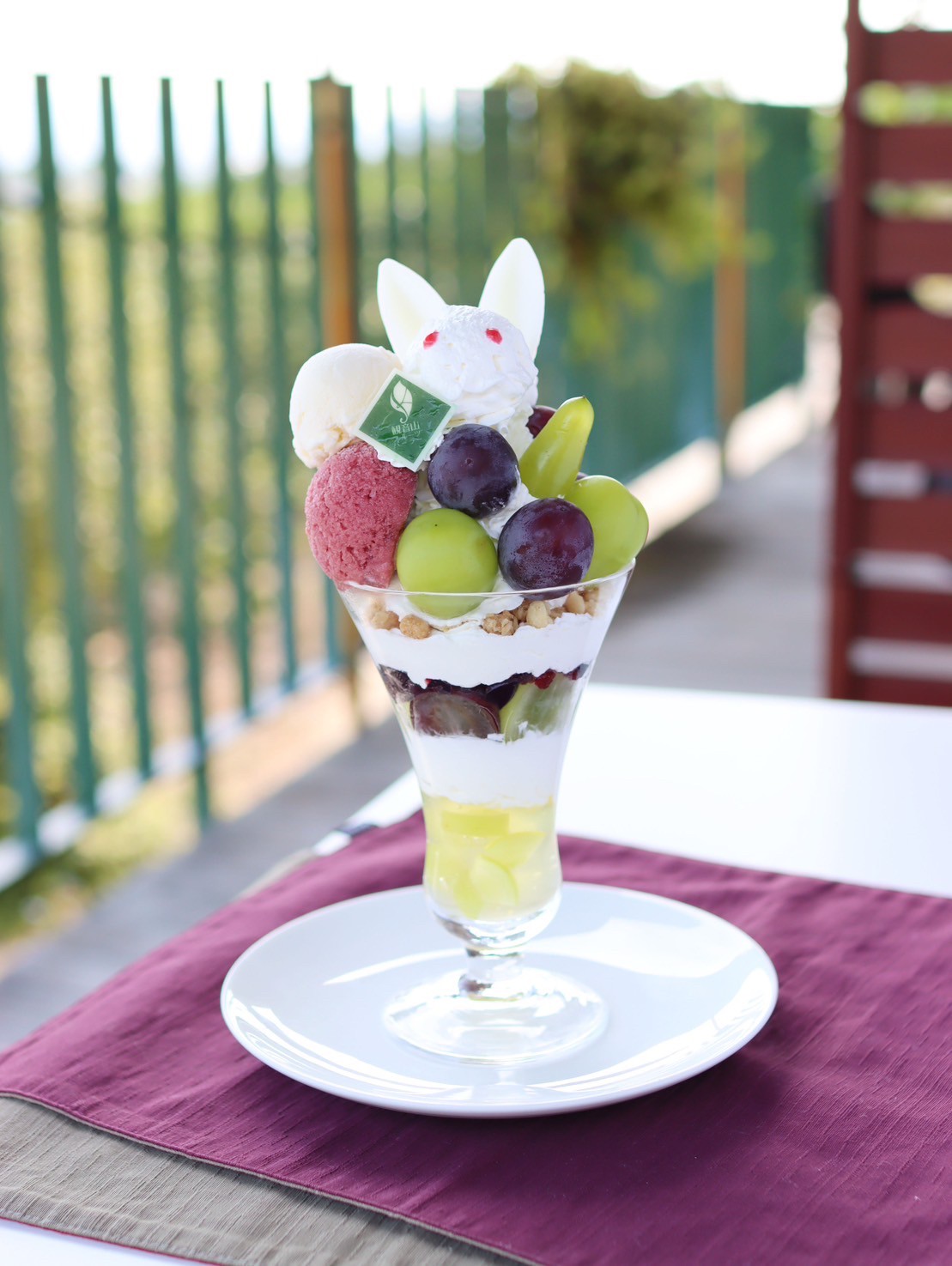 ぶどうパフェ