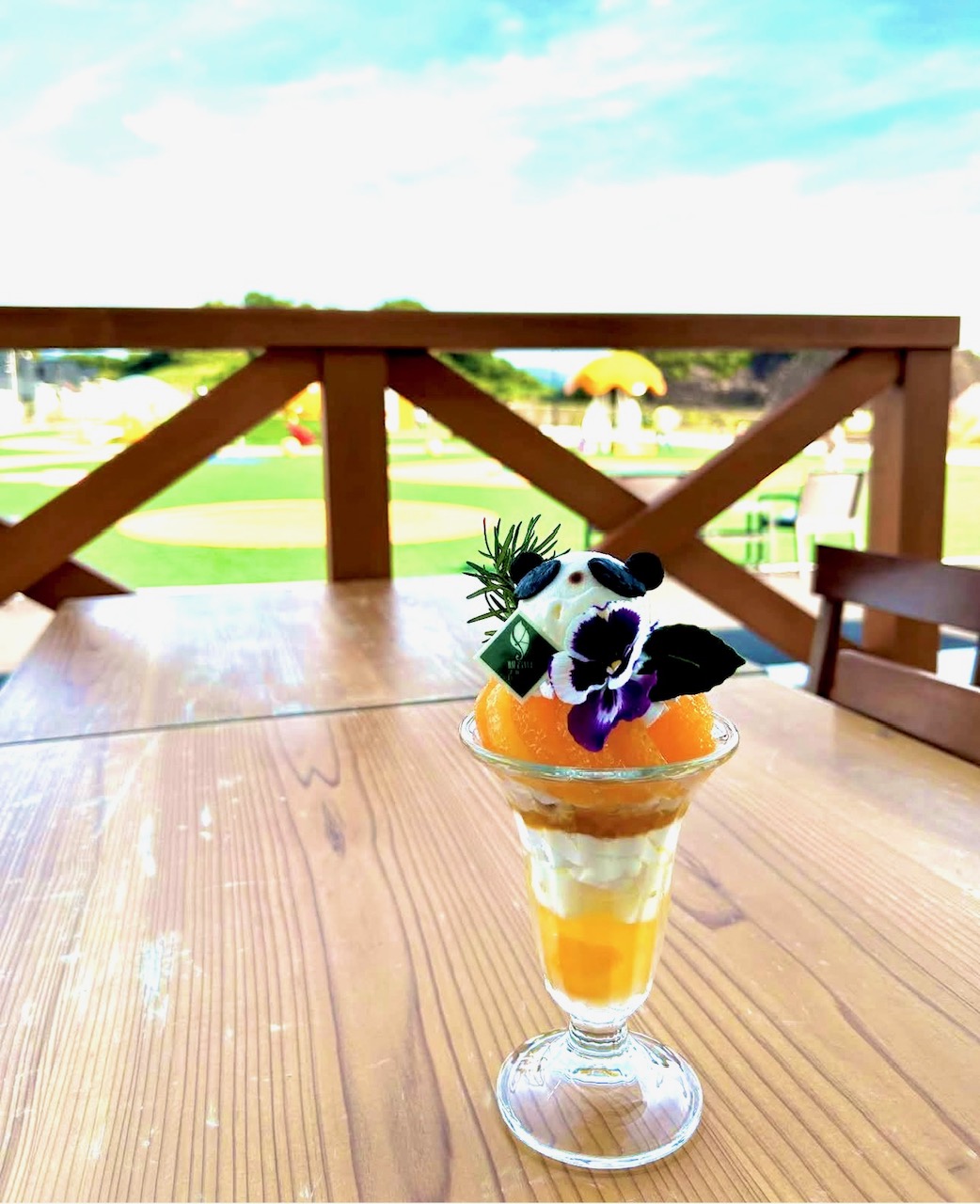 また来てねパンダパフェ