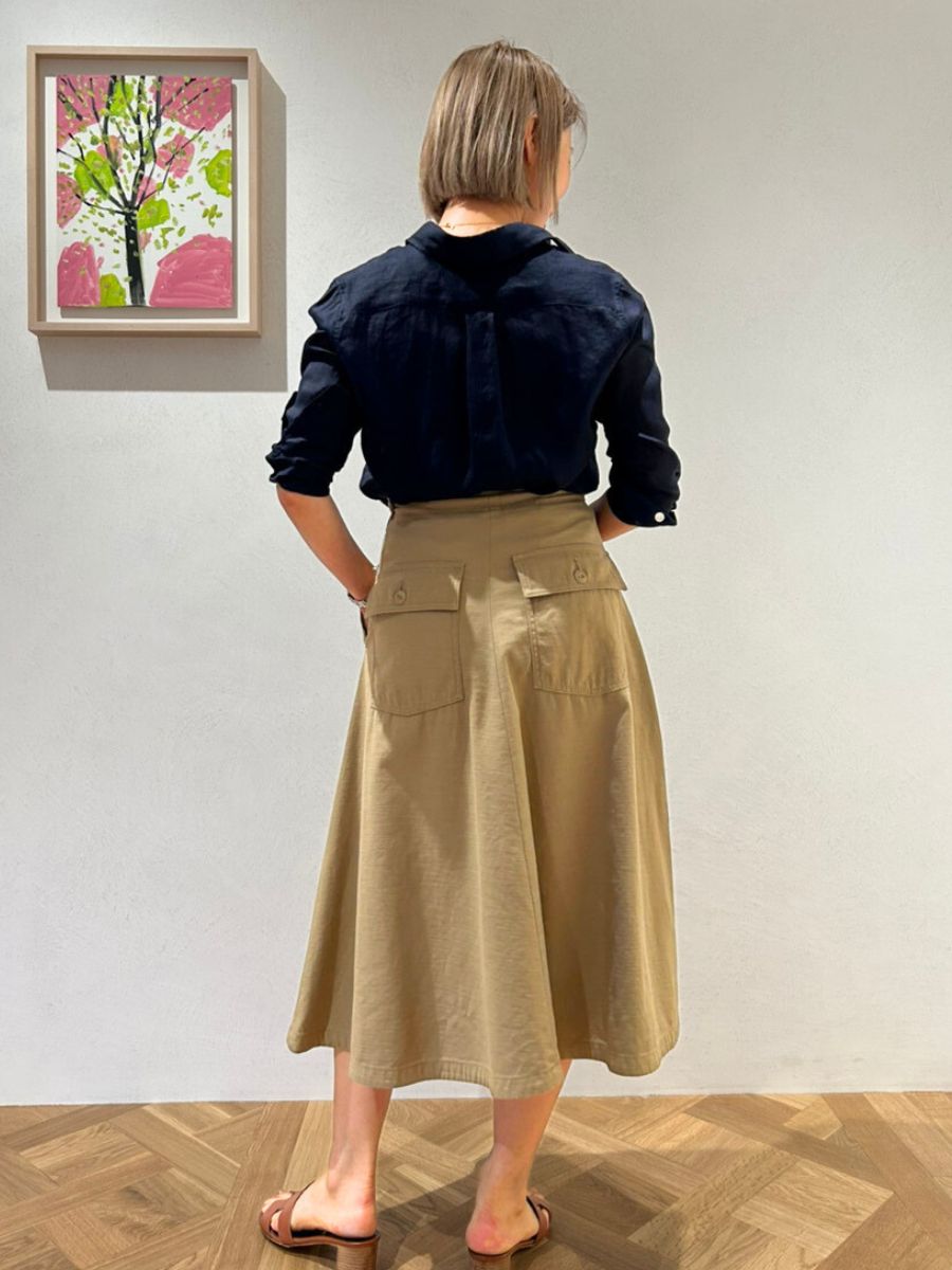 23SS MADISONBLUE マディソンブルー スカート 630N▲ SOFIE BACK SATIN TIGHT LONG SKIRT | SKIRT | MADISONBLUE