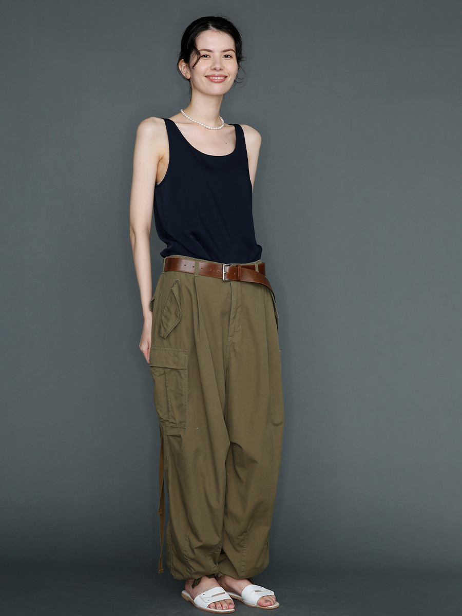 マディソンブルー ローウエストカーゴパンツ カーキ マディソンブルー ローウエストカーゴパンツ カーキ LOW WAIST