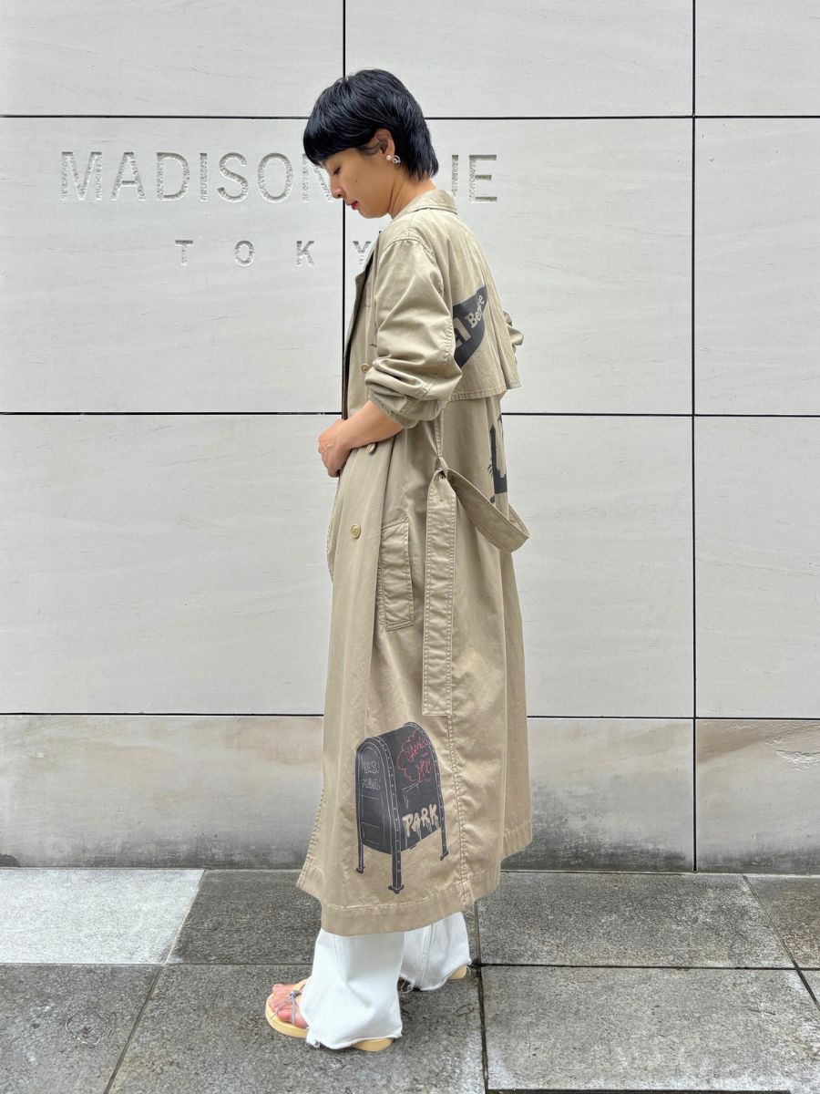 MADISONBLUE 未使用級☆MADISON BLUE☆カシミヤガウンコート☆着丈121㎝☆