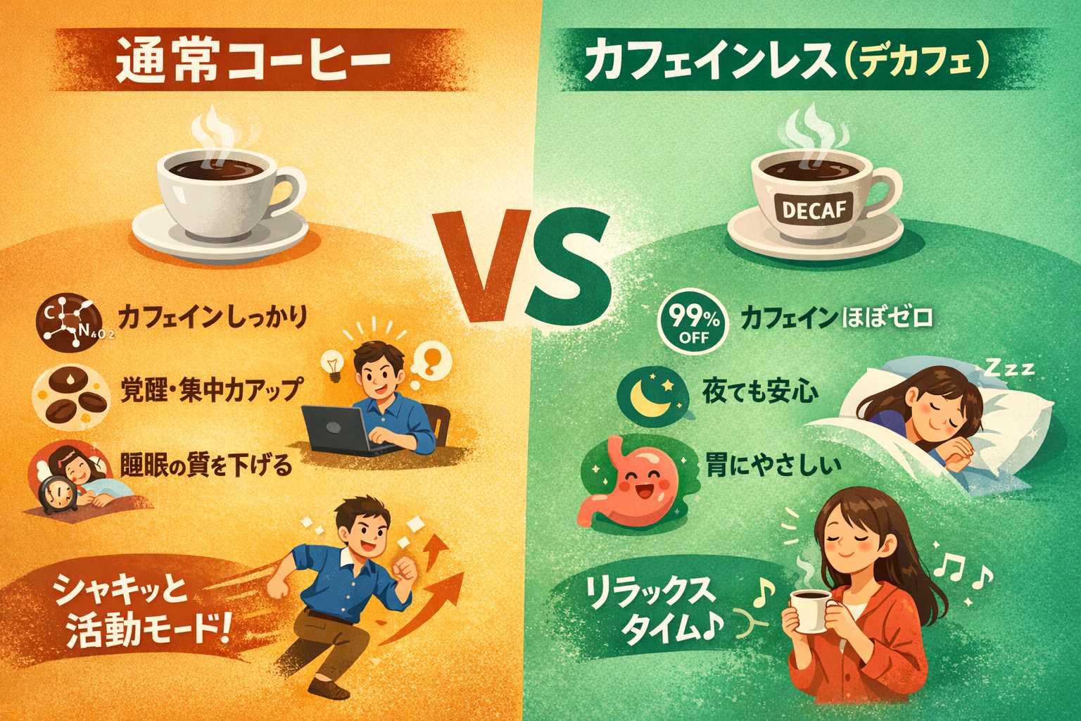 デカフェ比較