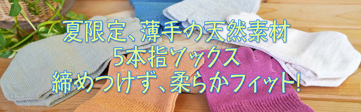 夏の靴下