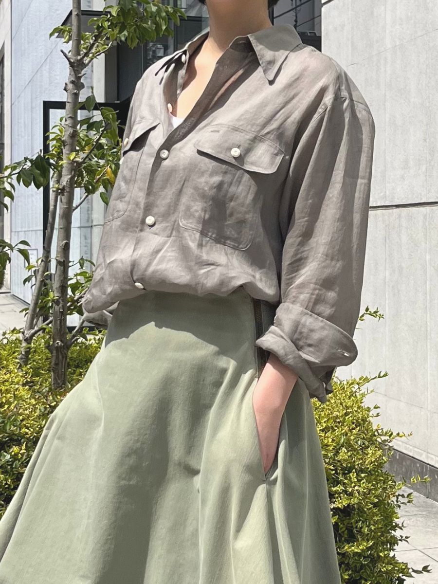 MADISONBLUE マディソンブルー パールボタン ハンプトンシャツ 【公式 