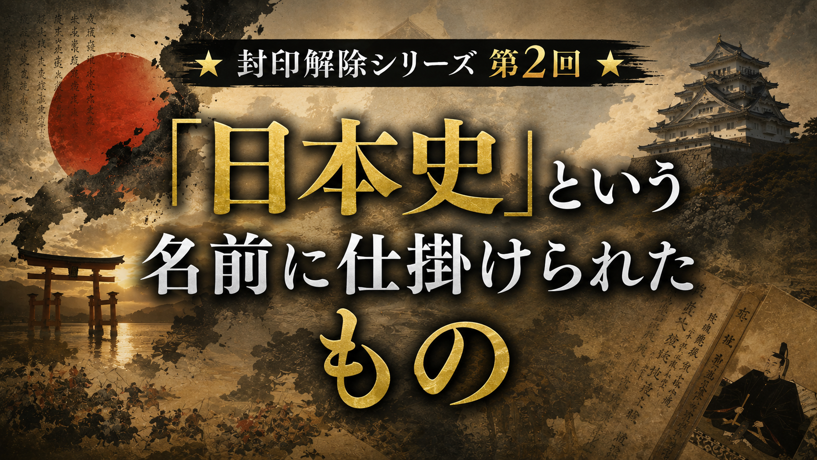 【封印解除シリーズ 第2回】「日本史」という名前に仕掛けられたもの
