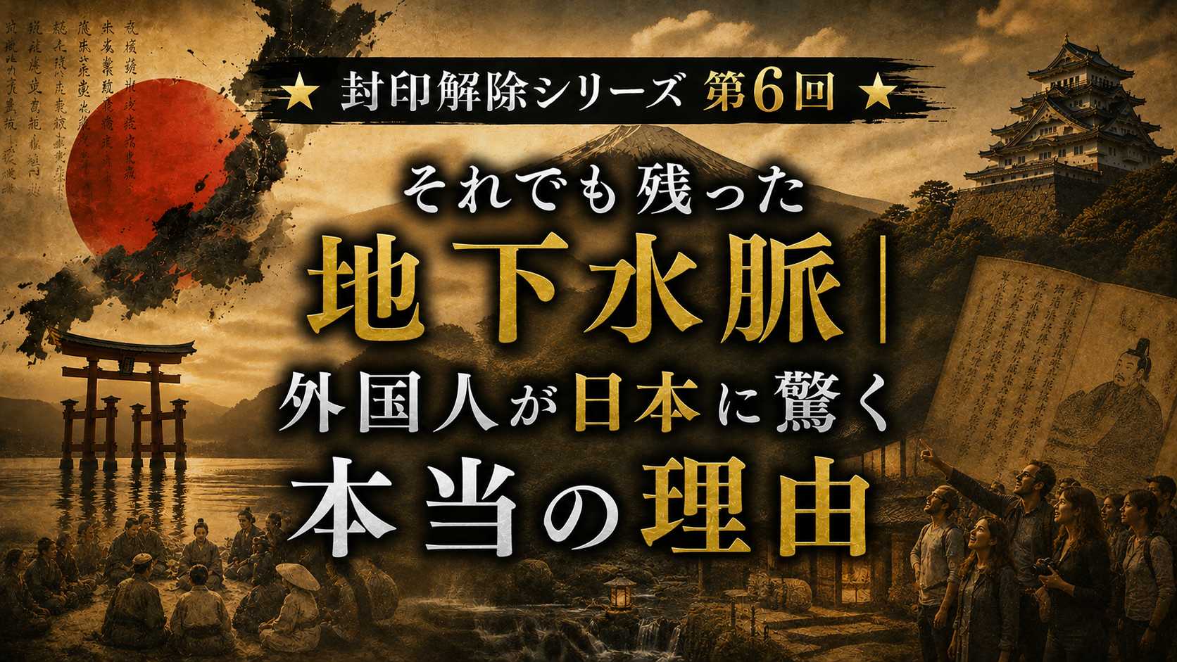 【封印解除シリーズ 第6回】それでも残った地下水脈｜外国人が日本に驚く本当の理由