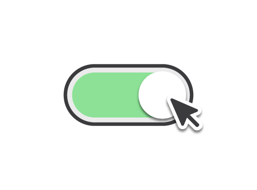 機能をONにする
